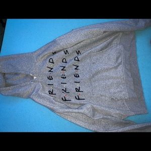 Friends tv show merch hoodie grey